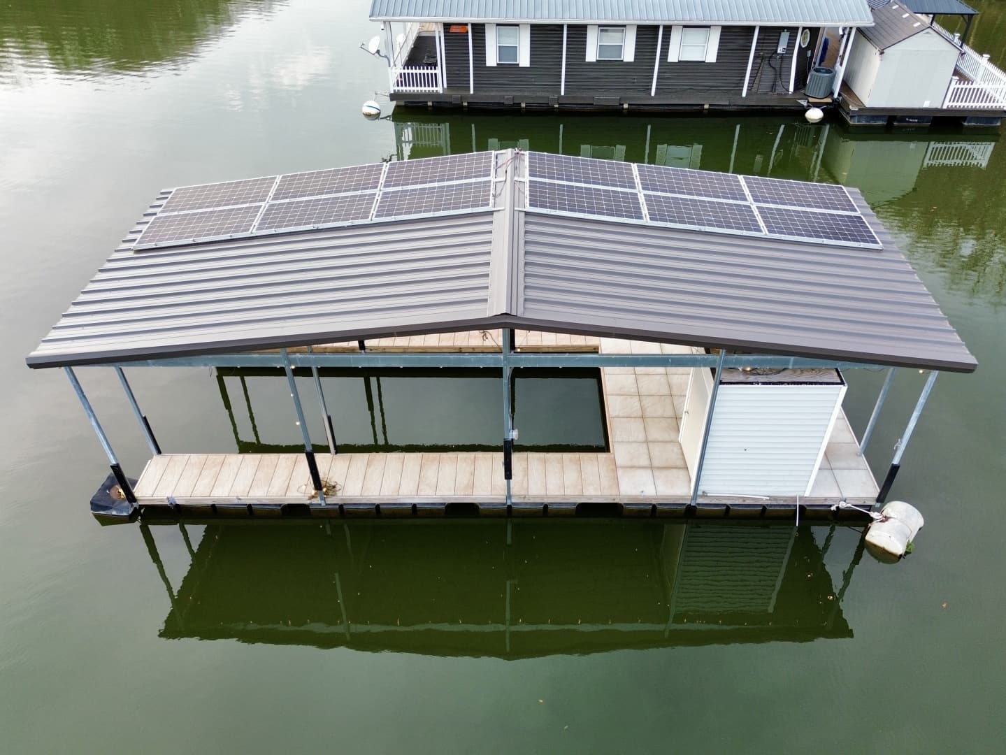 2022 Custom Premier Docks 16 x 40 Solar Powered Dock