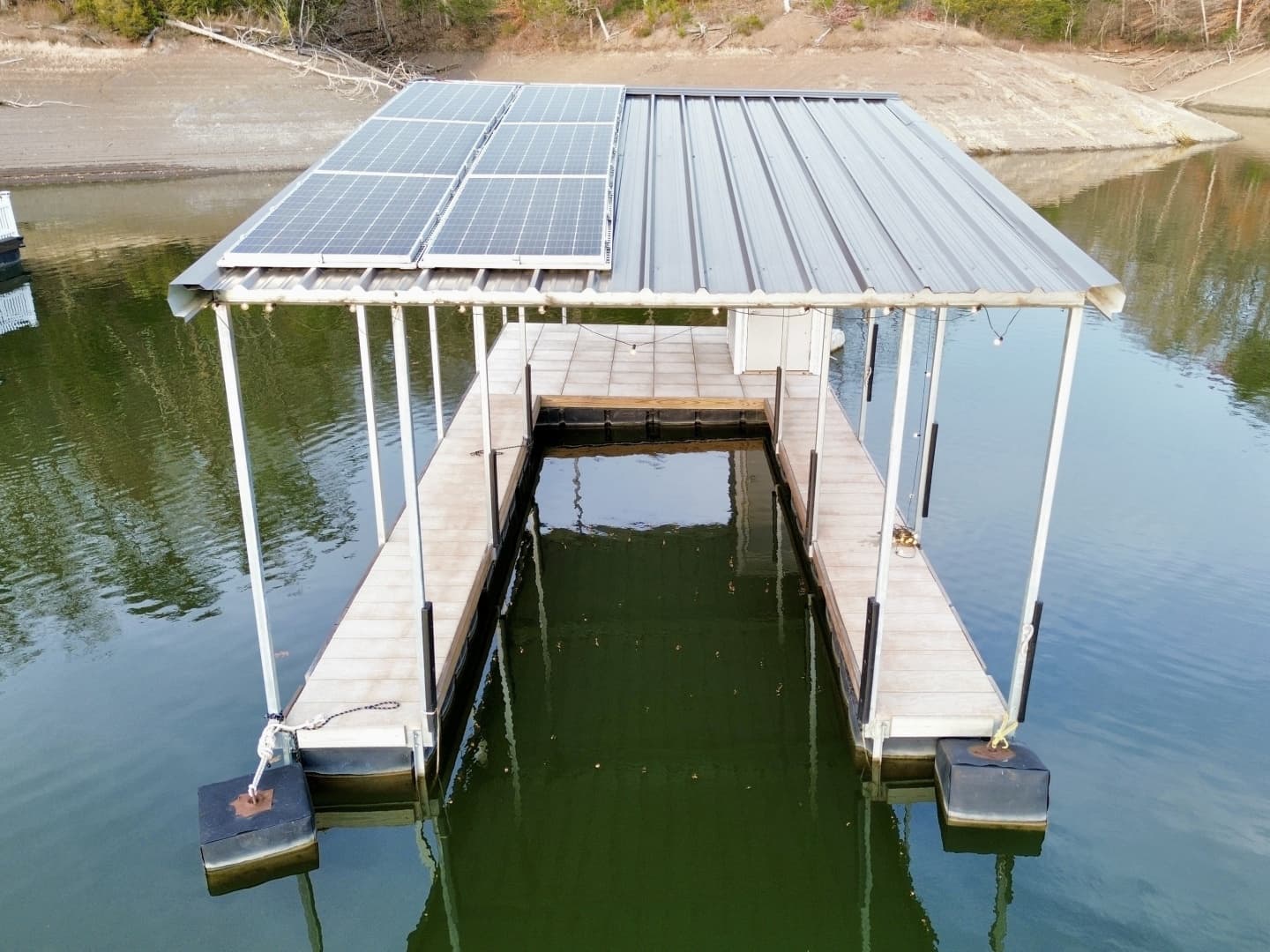 2022 Custom Premier Docks 16 x 40 Solar Powered Dock