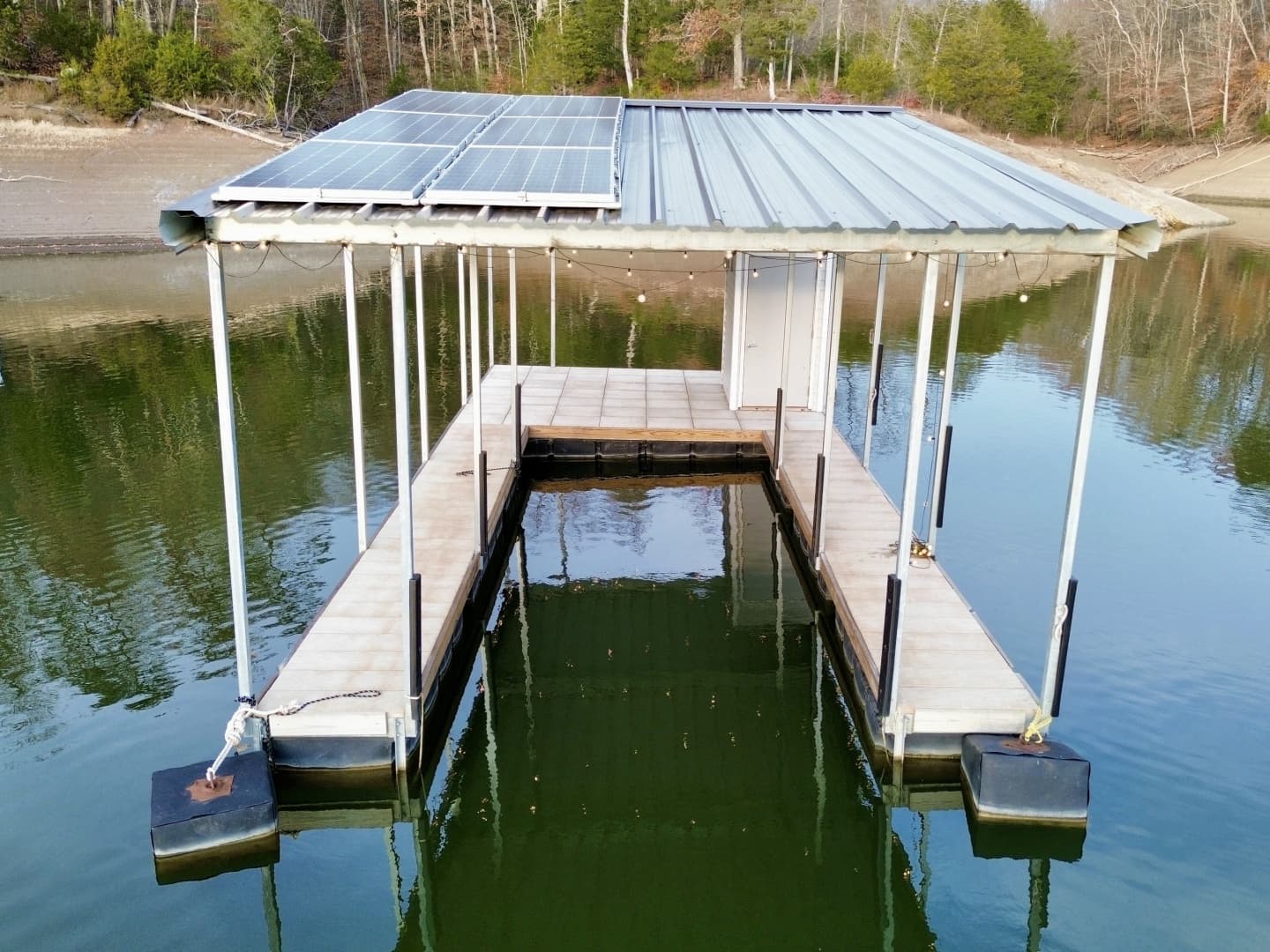 2022 Custom Premier Docks 16 x 40 Solar Powered Dock