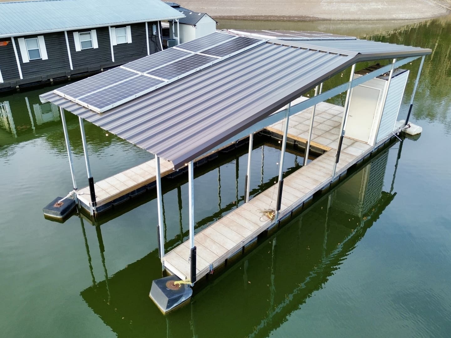 2022 Custom Premier Docks 16 x 40 Solar Powered Dock