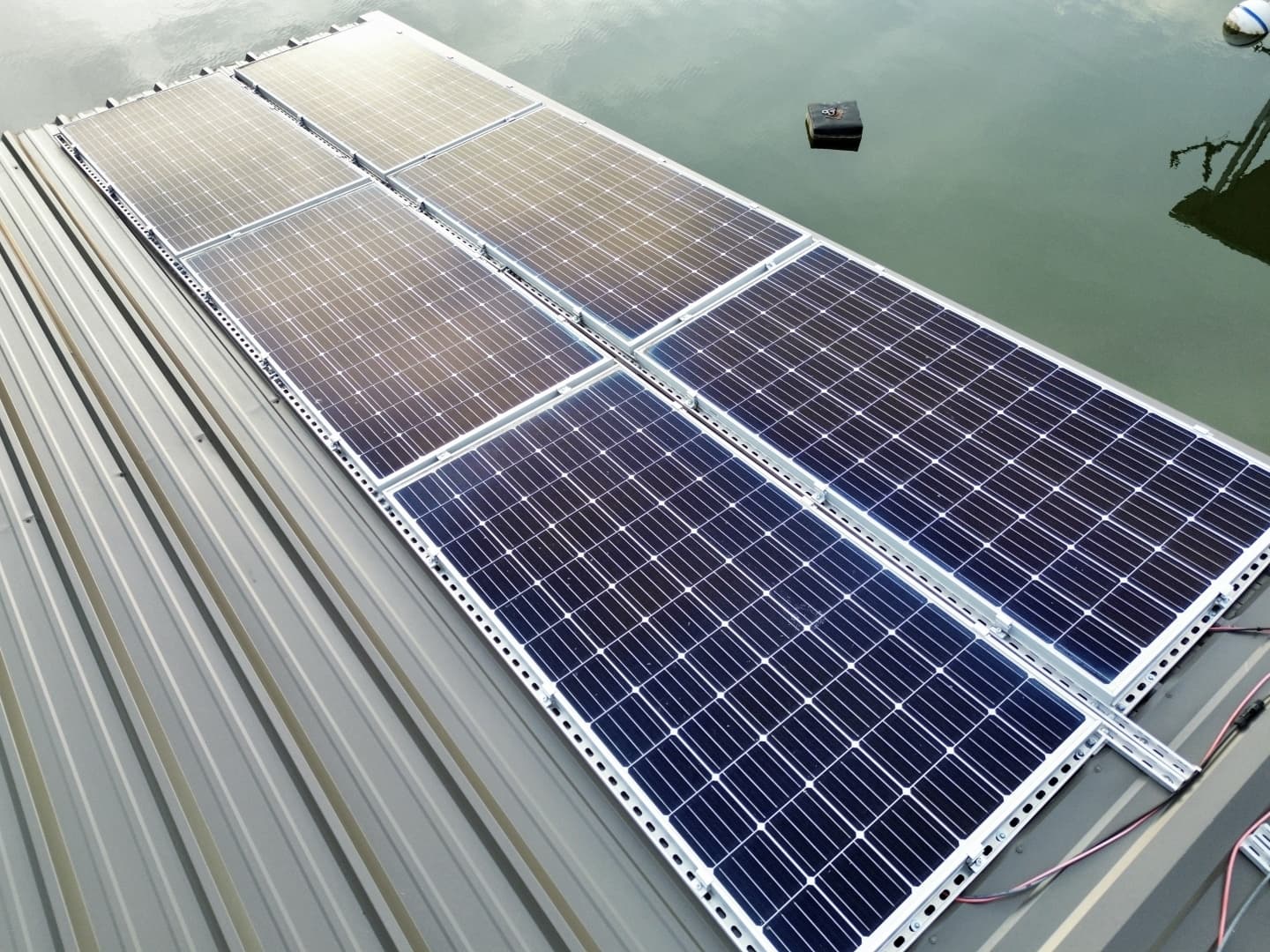 2022 Custom Premier Docks 16 x 40 Solar Powered Dock