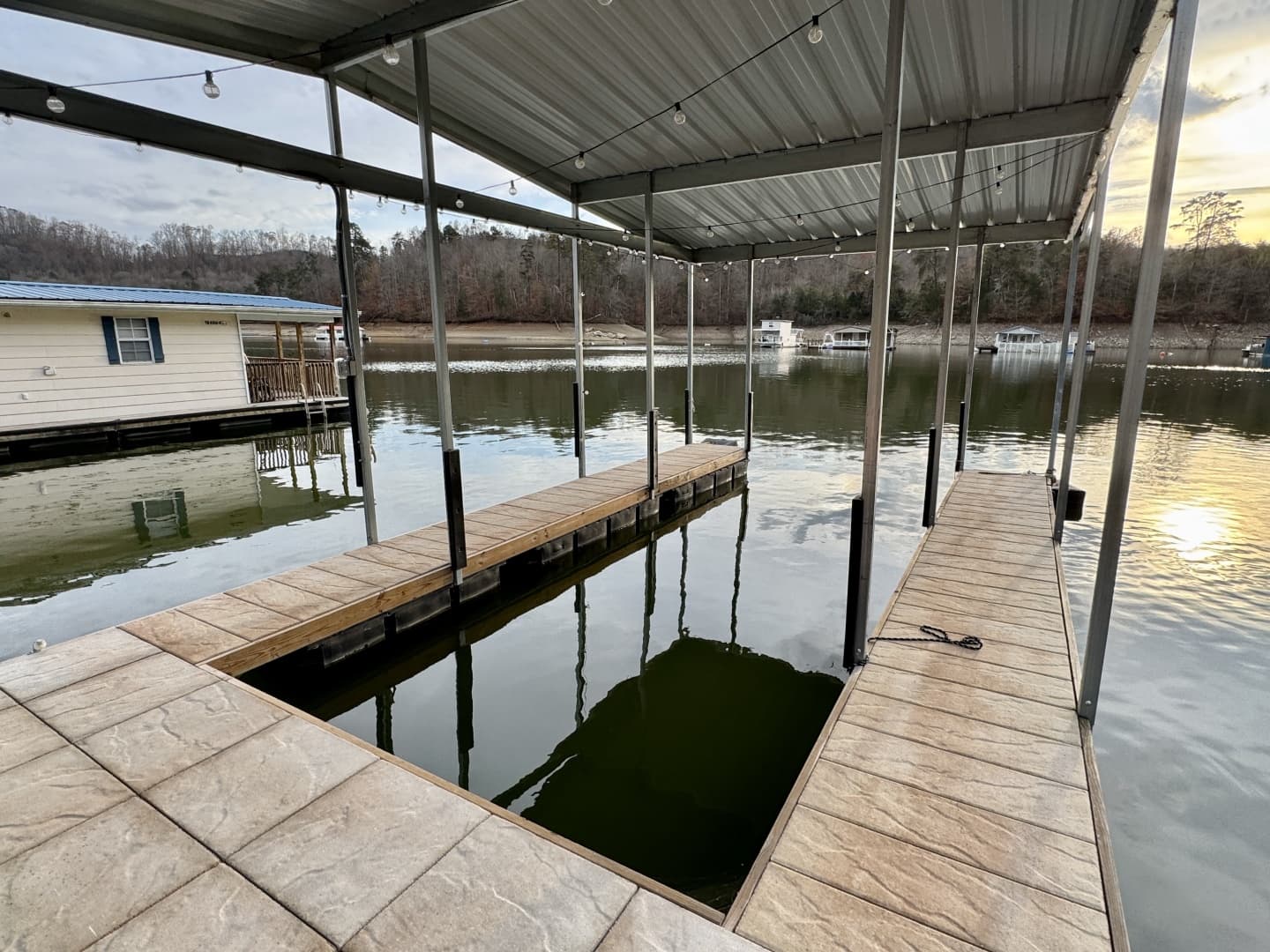 2022 Custom Premier Docks 16 x 40 Solar Powered Dock
