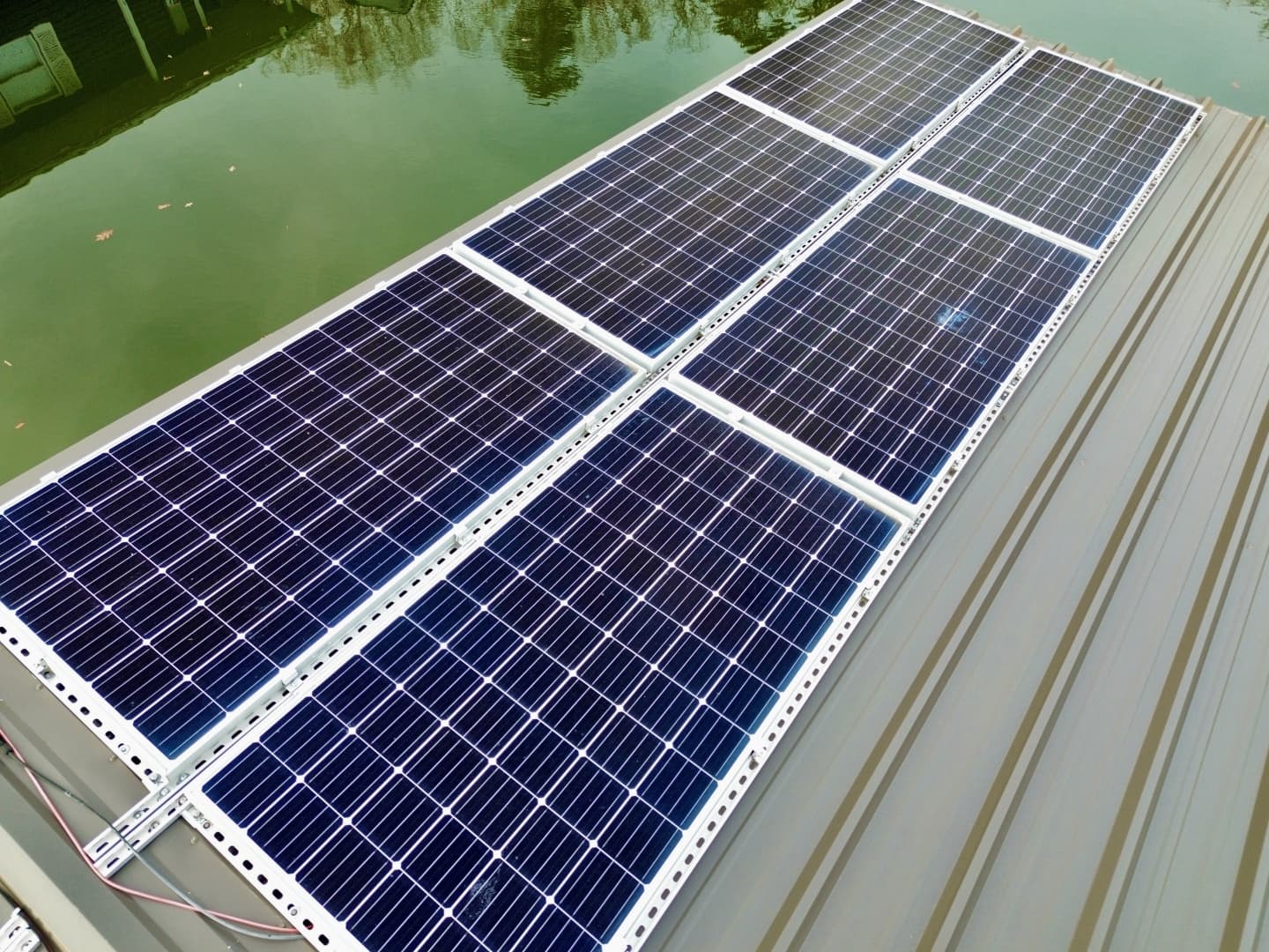 2022 Custom Premier Docks 16 x 40 Solar Powered Dock