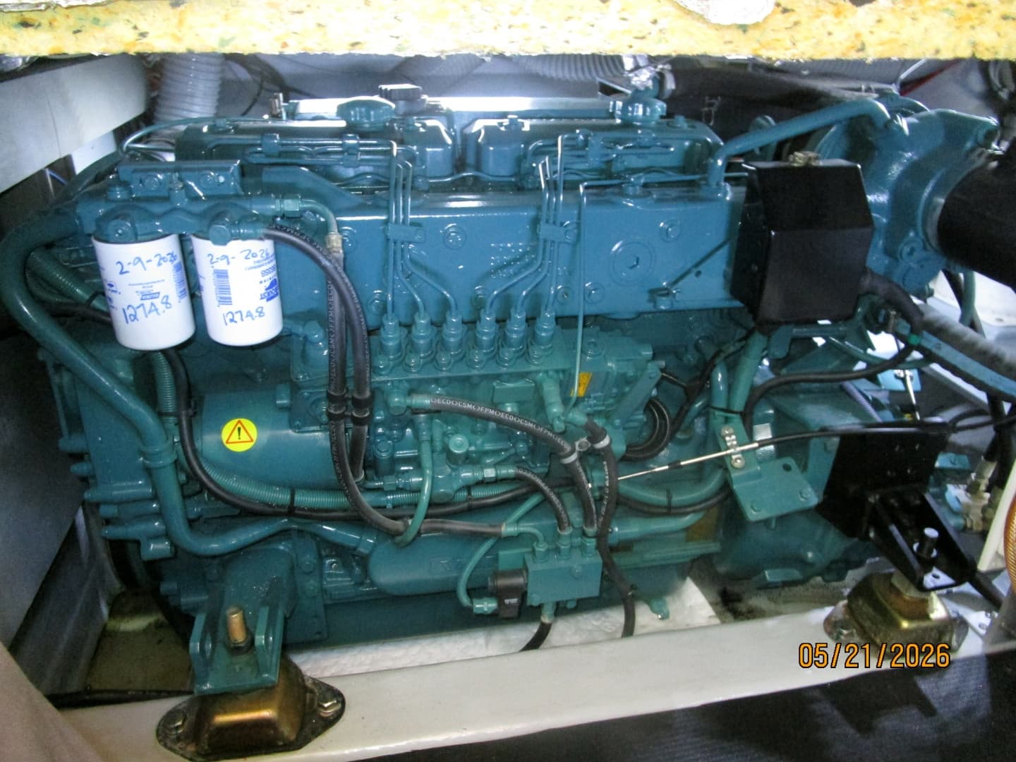 43' Menorquin starboard main engine
