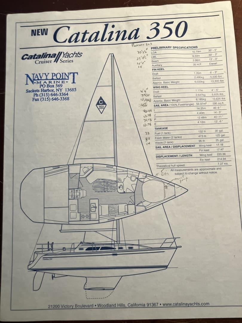2004 Catalina Catalina 350