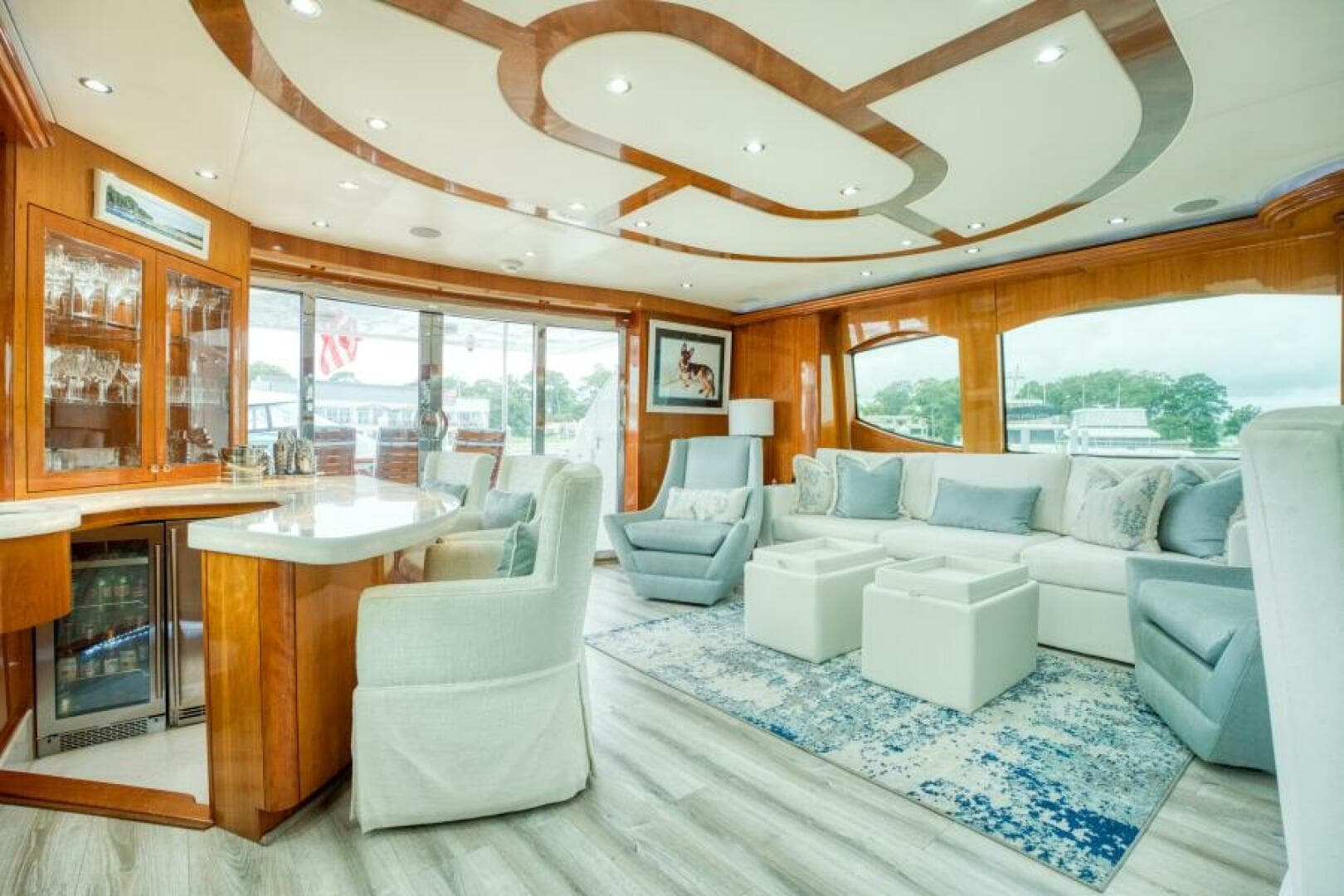 2007 Hatteras 80 Enclosed Bridge