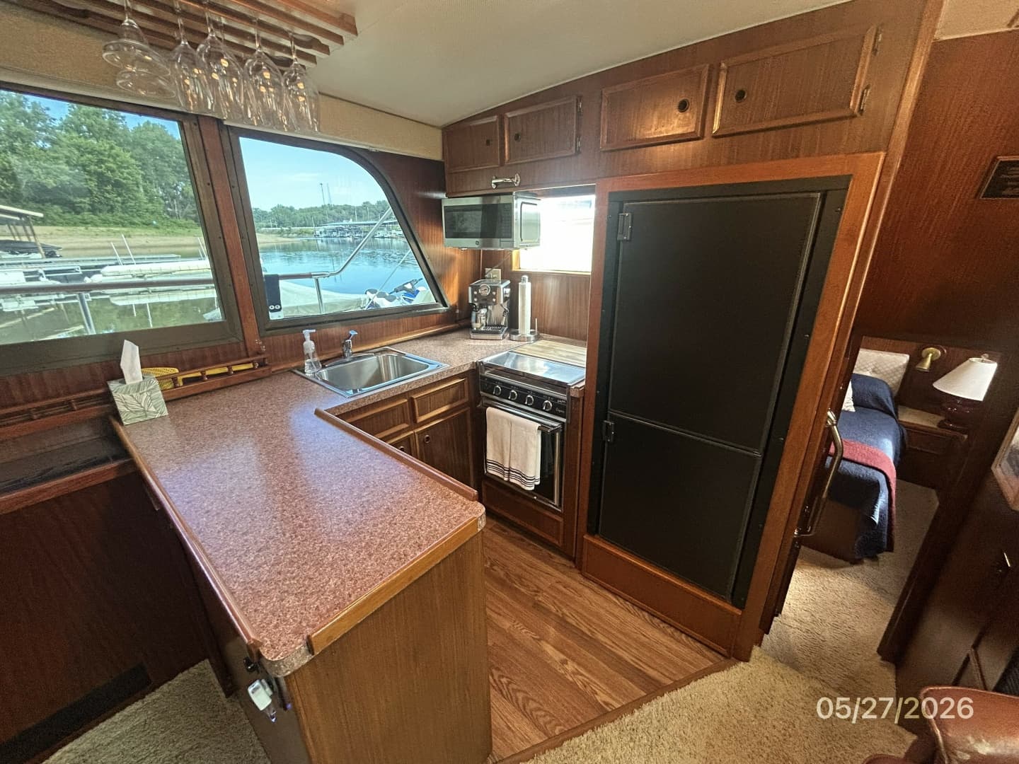 42' Hatteras galley1