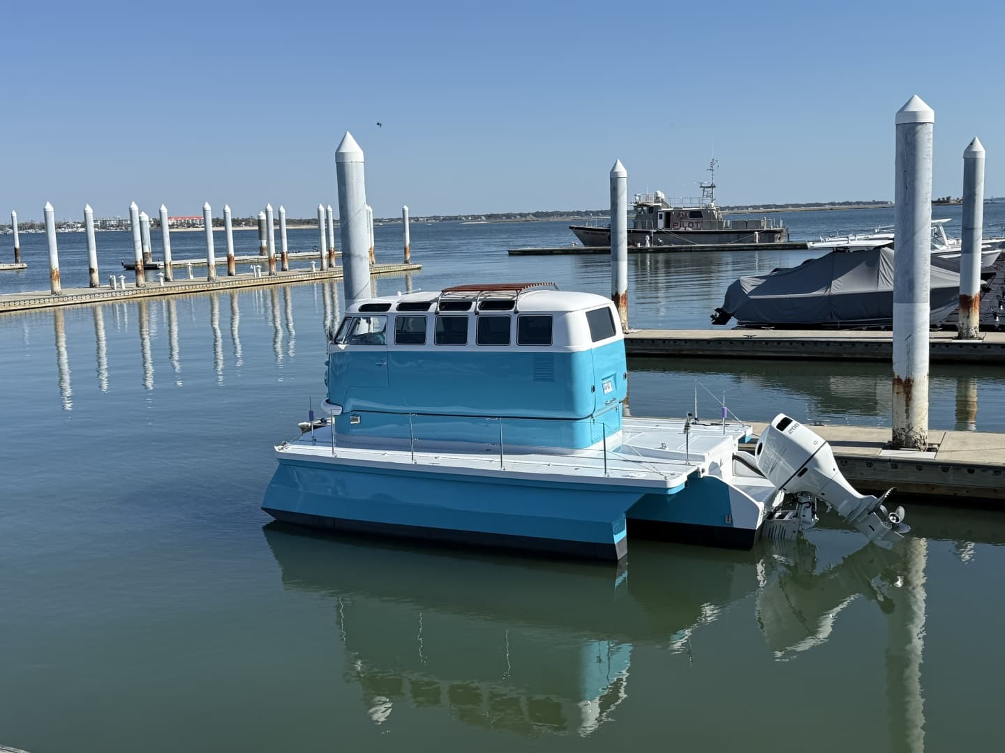 2024 Custom Whitacre Yacht Design VW Bus Tritoon
