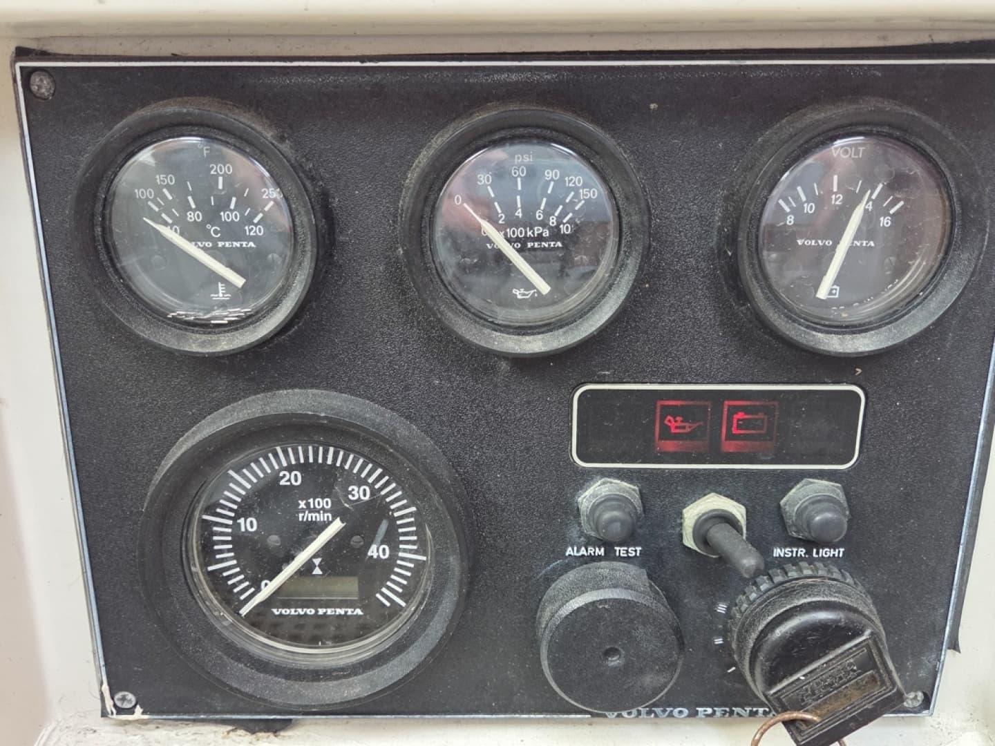 Cockpit engine panel