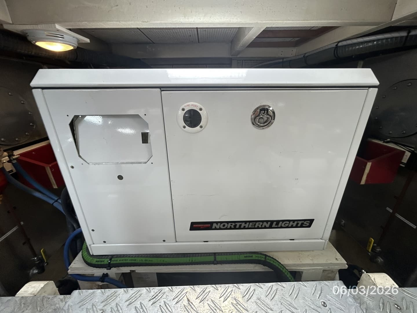 46' Grand Banks generator sound box