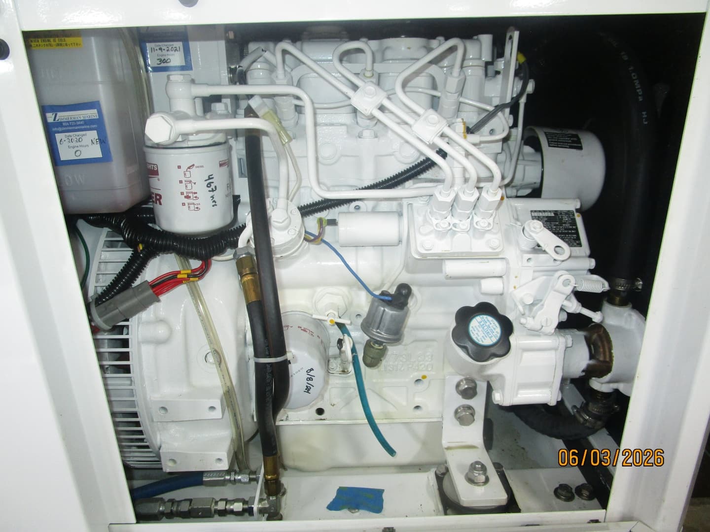 46' Grand Banks generator