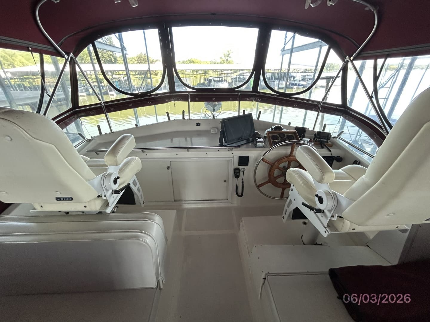 46' Grand Banks flybridge forward2