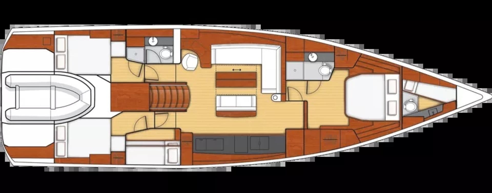 2020 Beneteau Oceanis Yacht 62 Layout
