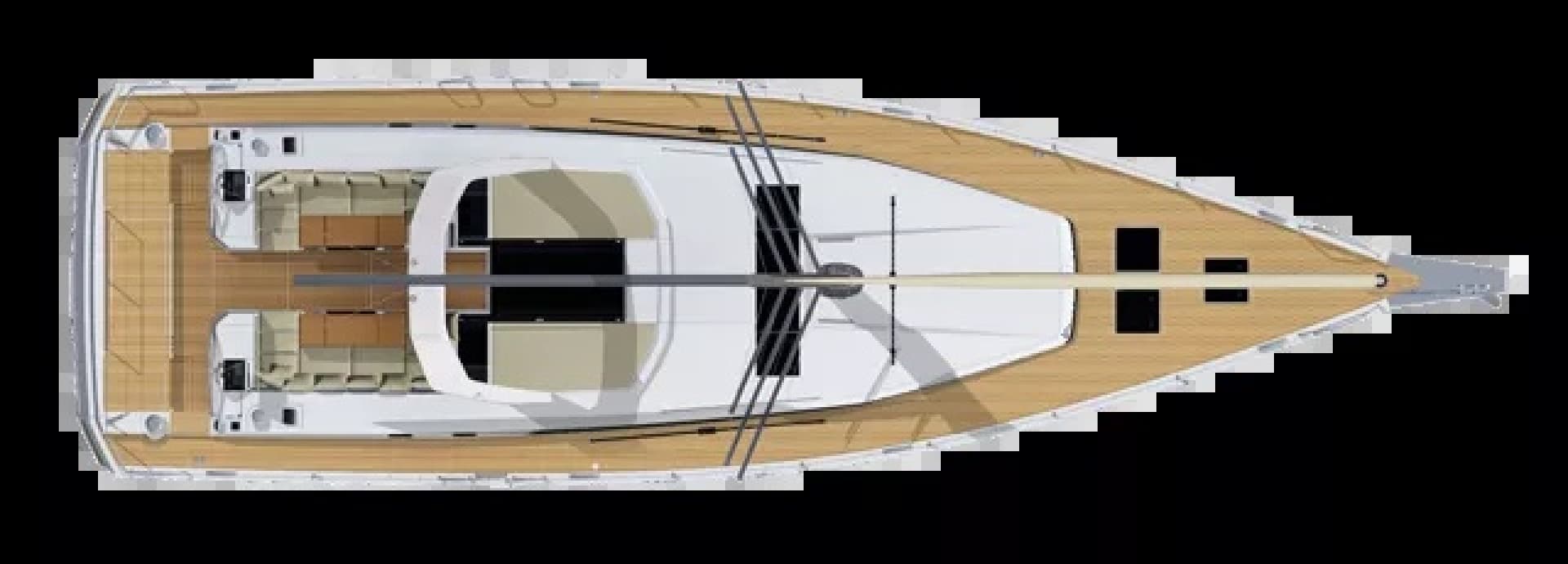 2020 Beneteau Oceanis Yacht 62 Deck Layout