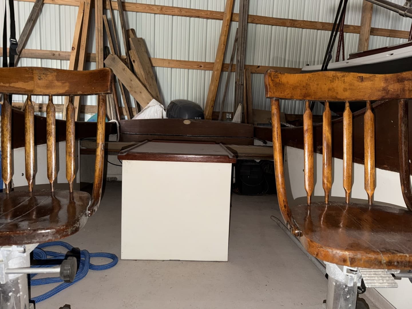 View aft from companionway