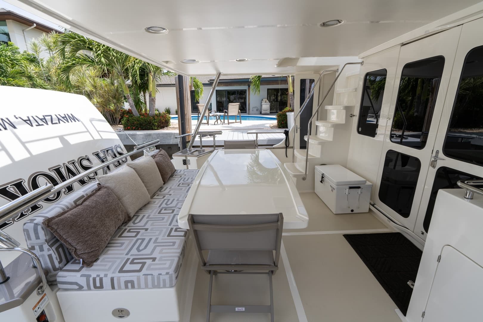 Cockpit Looking Port