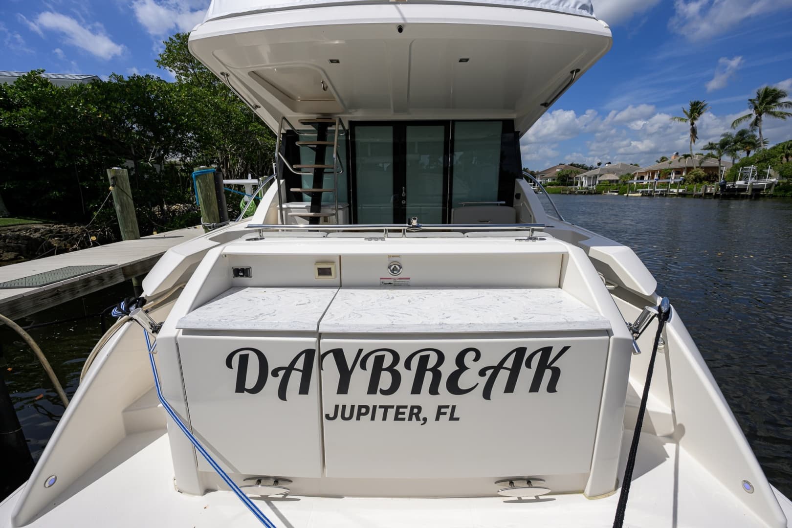 Tiara 44 Daybreak - Exterior Aft Transom