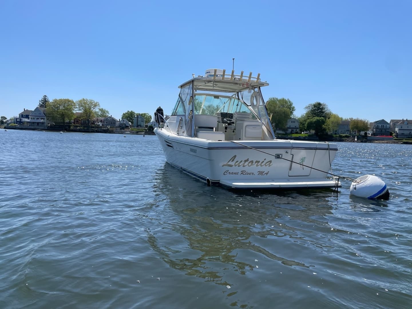 On Mooring Transom