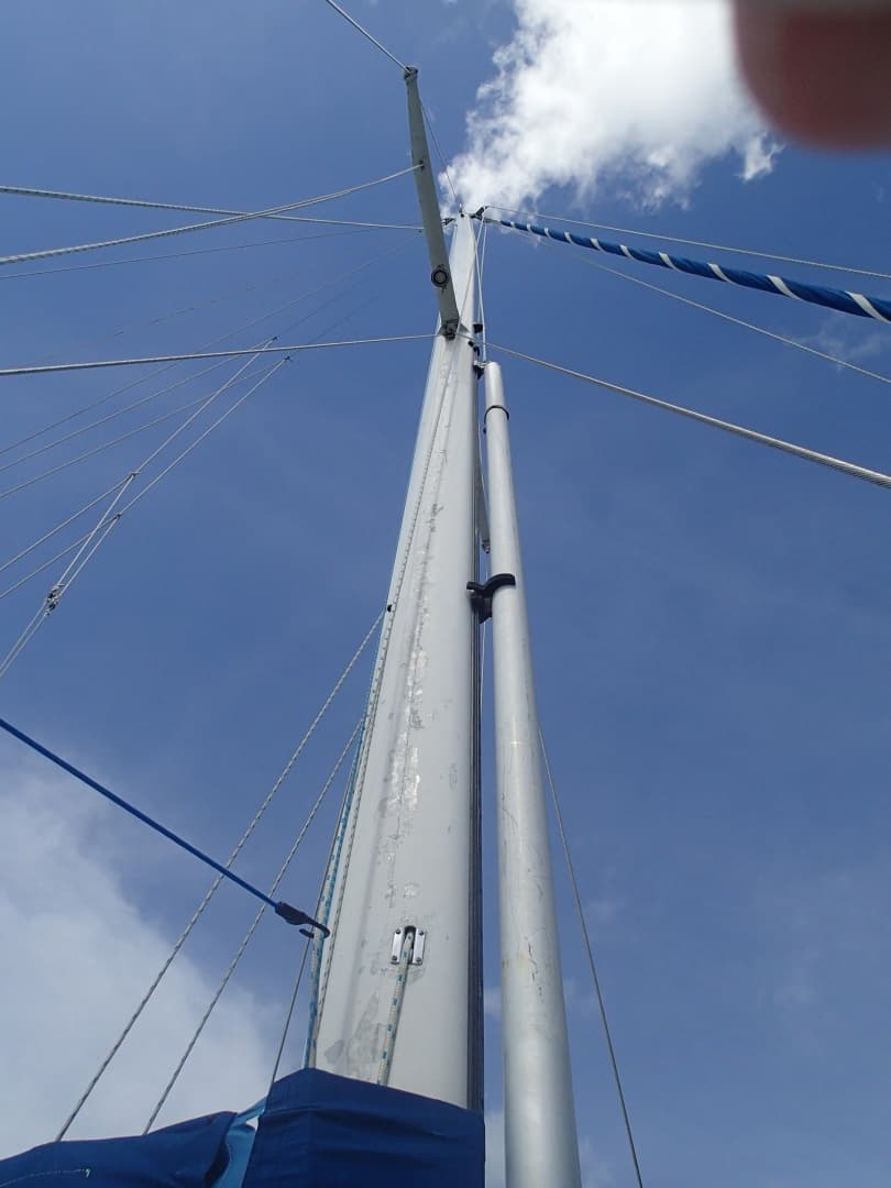 Up the mast