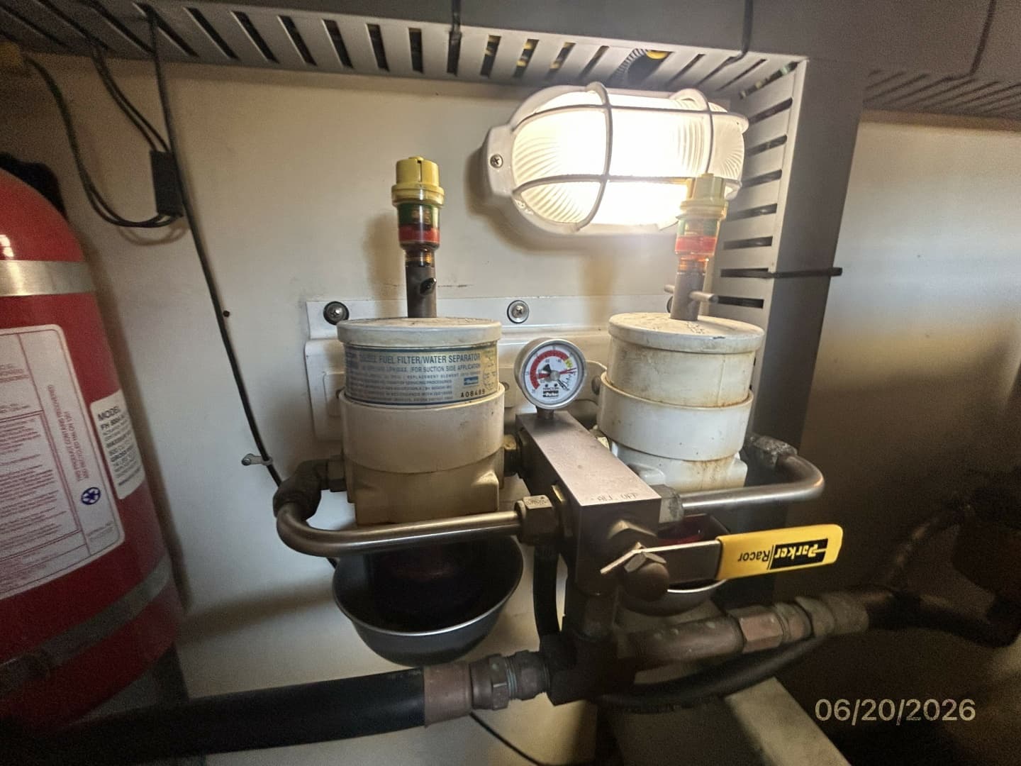 40' Mainship Racor fuel filters