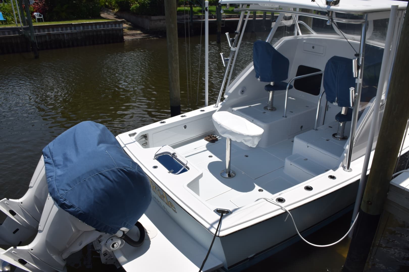 Dockside With Canvas Covers On.