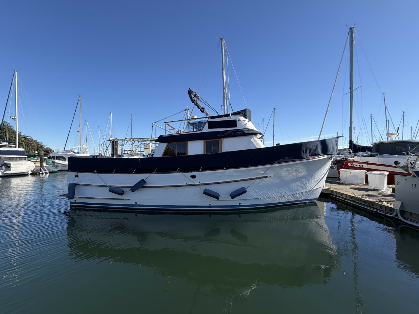 1988 Monk 36 Aft Cabin