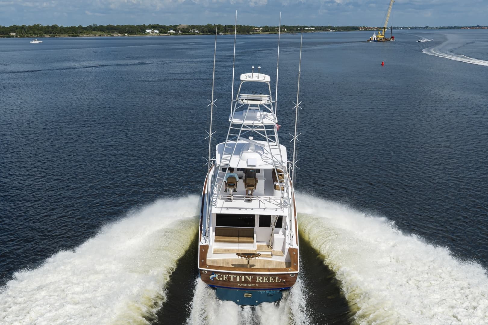 Viking 50 GETTIN' REEL - Aft Running Shot