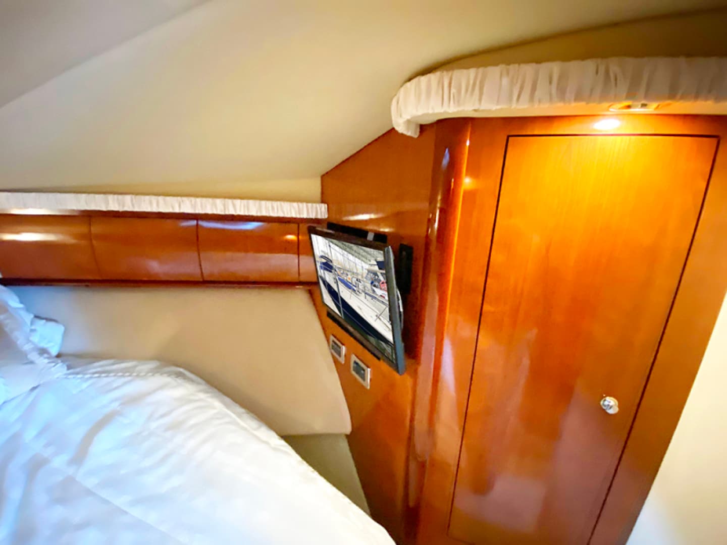 TV in the master stateroom
