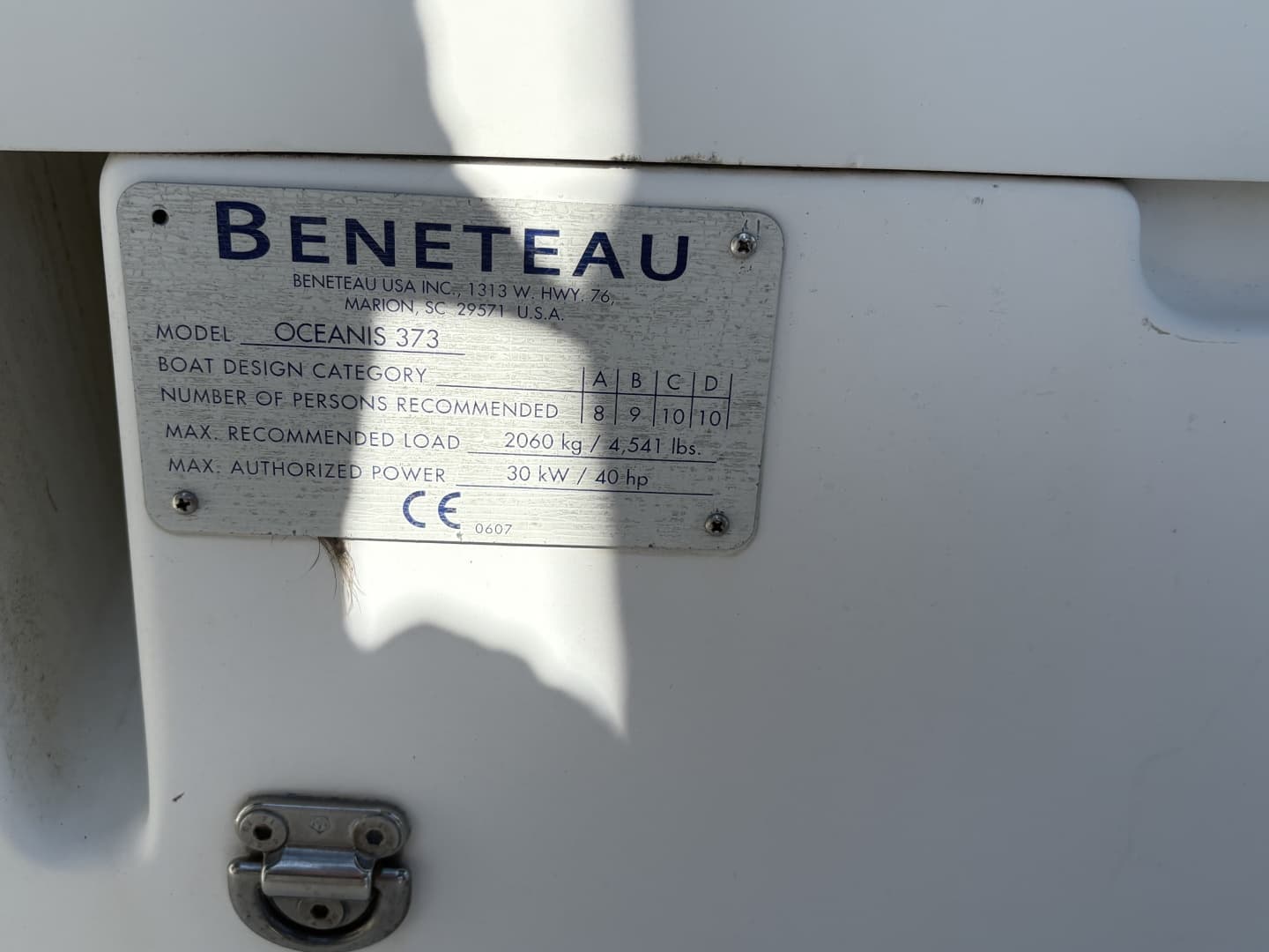 2006 Beneteau 373
