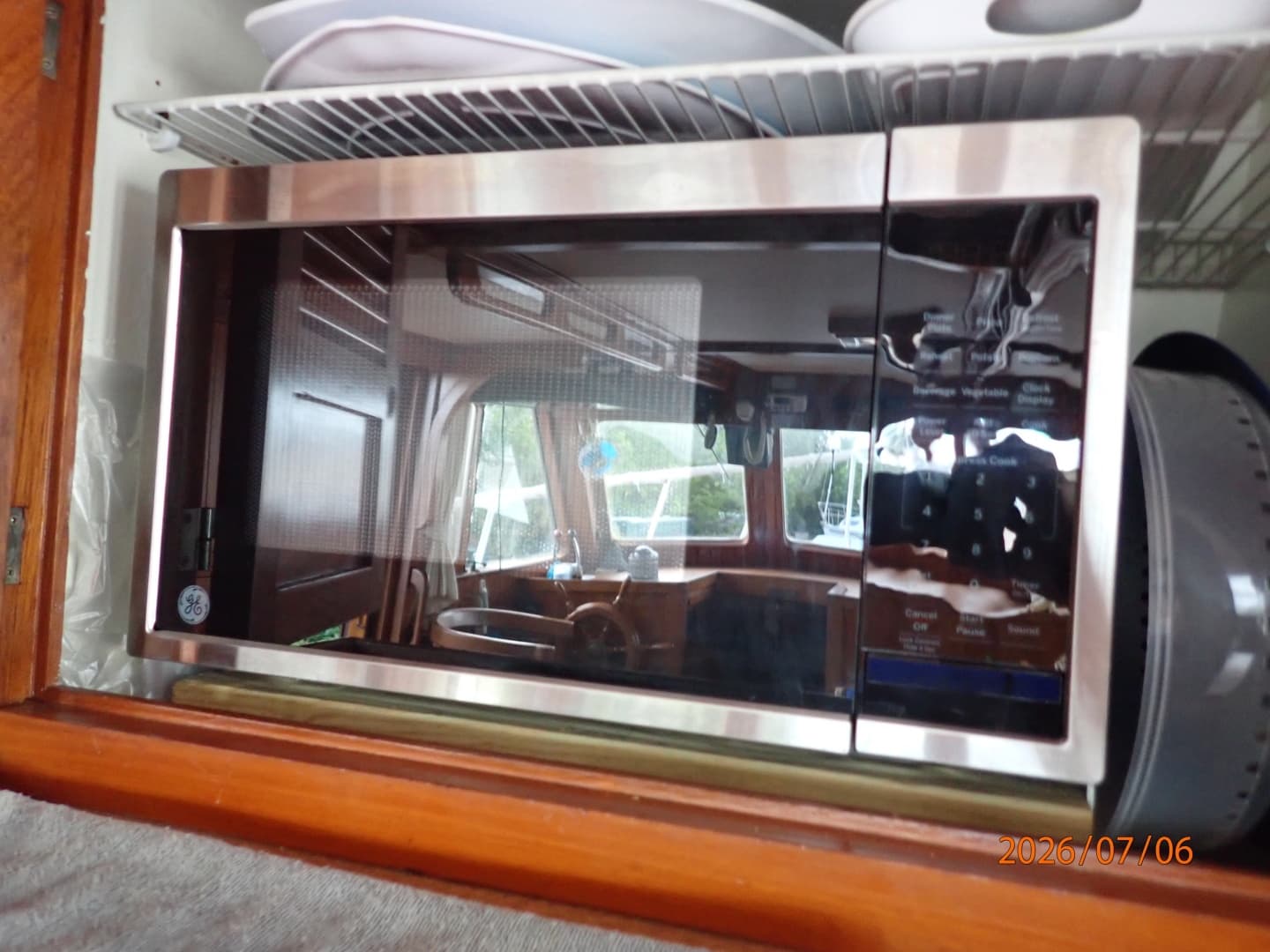 36' Monk galley microwave oven