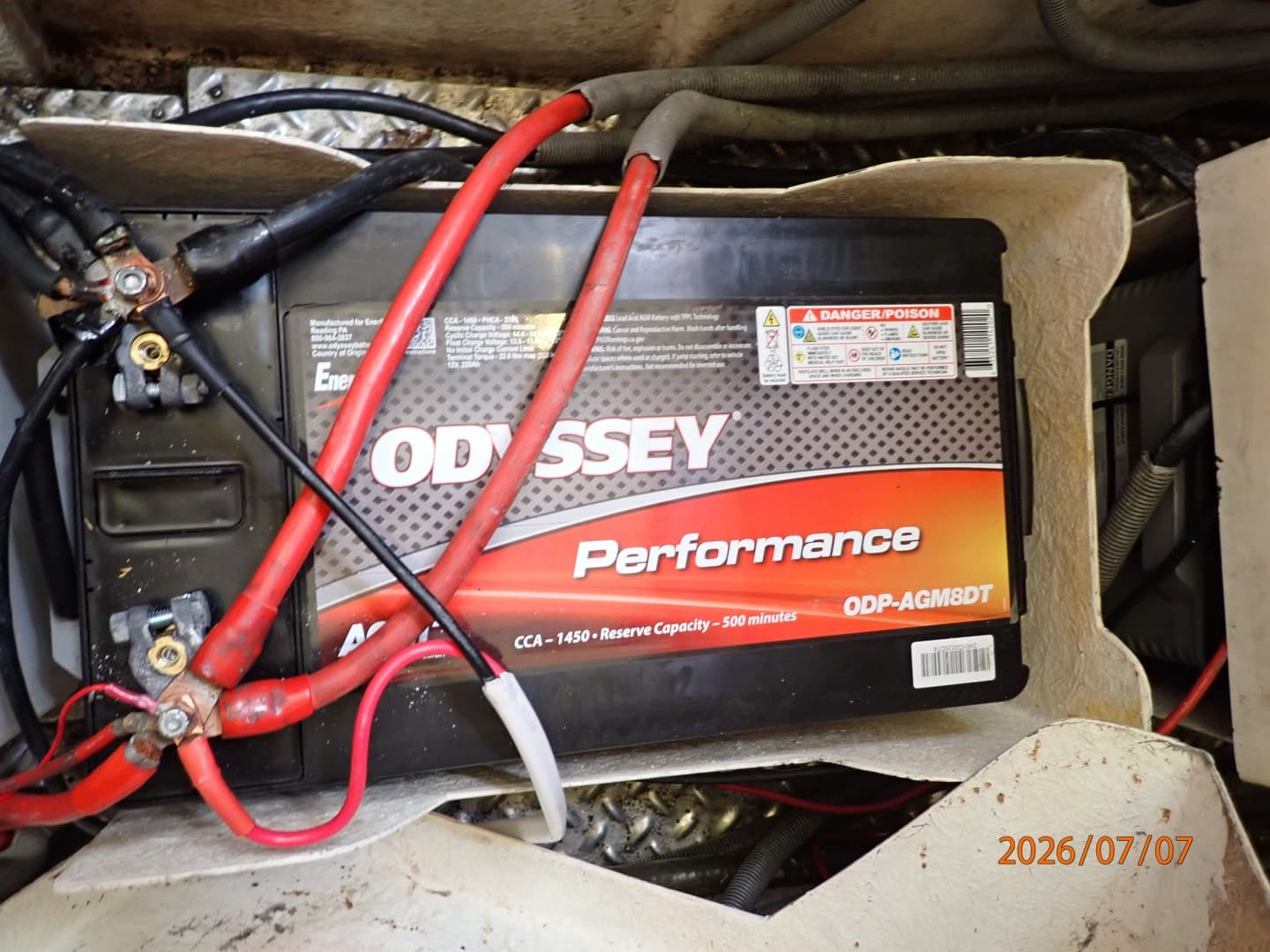 42' Ocean Alexander battery2