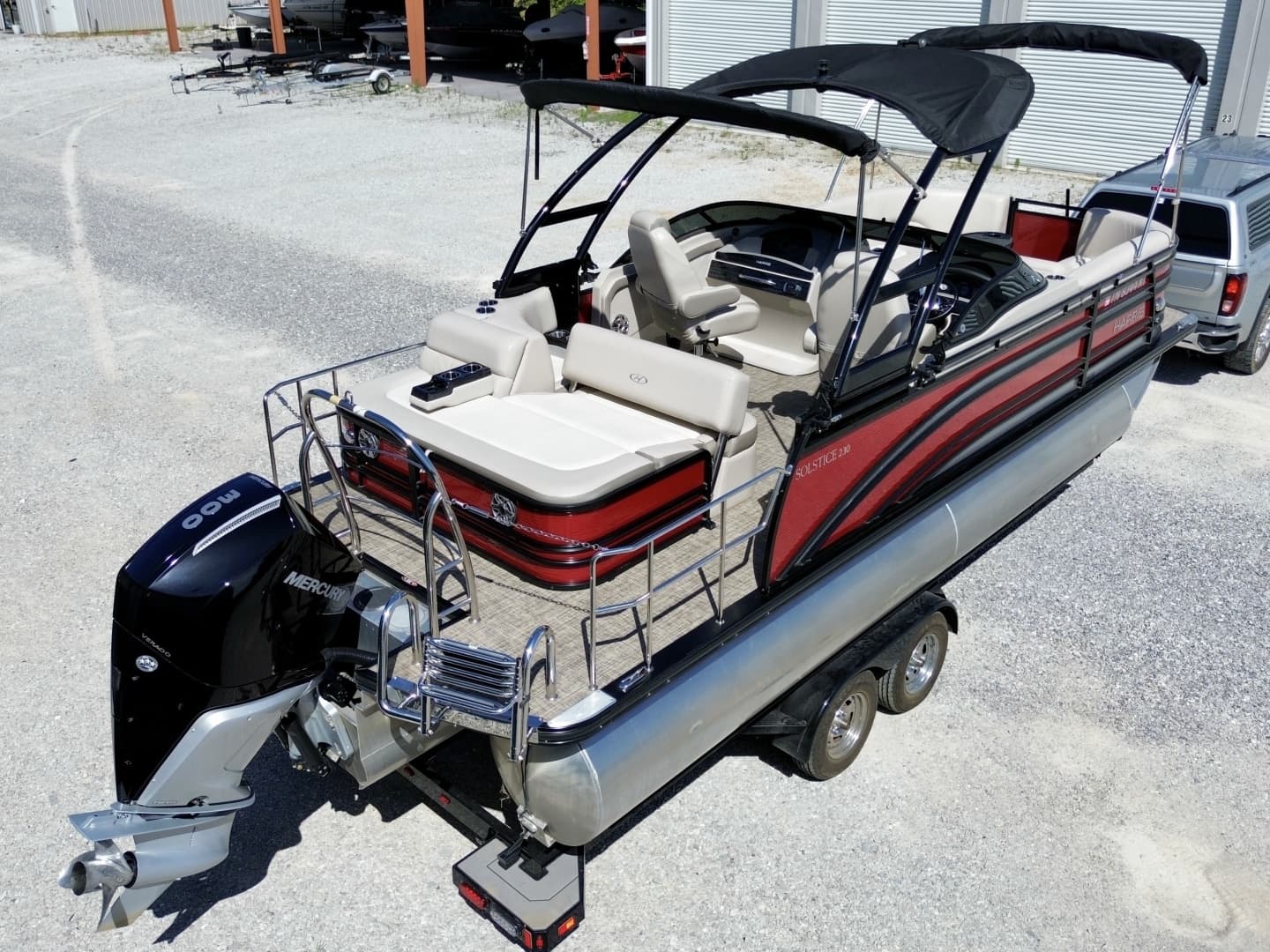 2019 Harris Solstice DC 230 SLDH Tritoon
