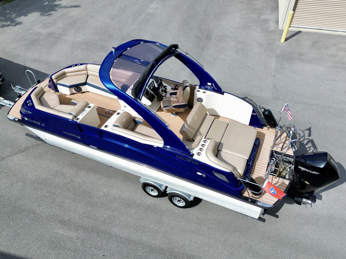 2019 Harris Crowne 250 SL Tritoon