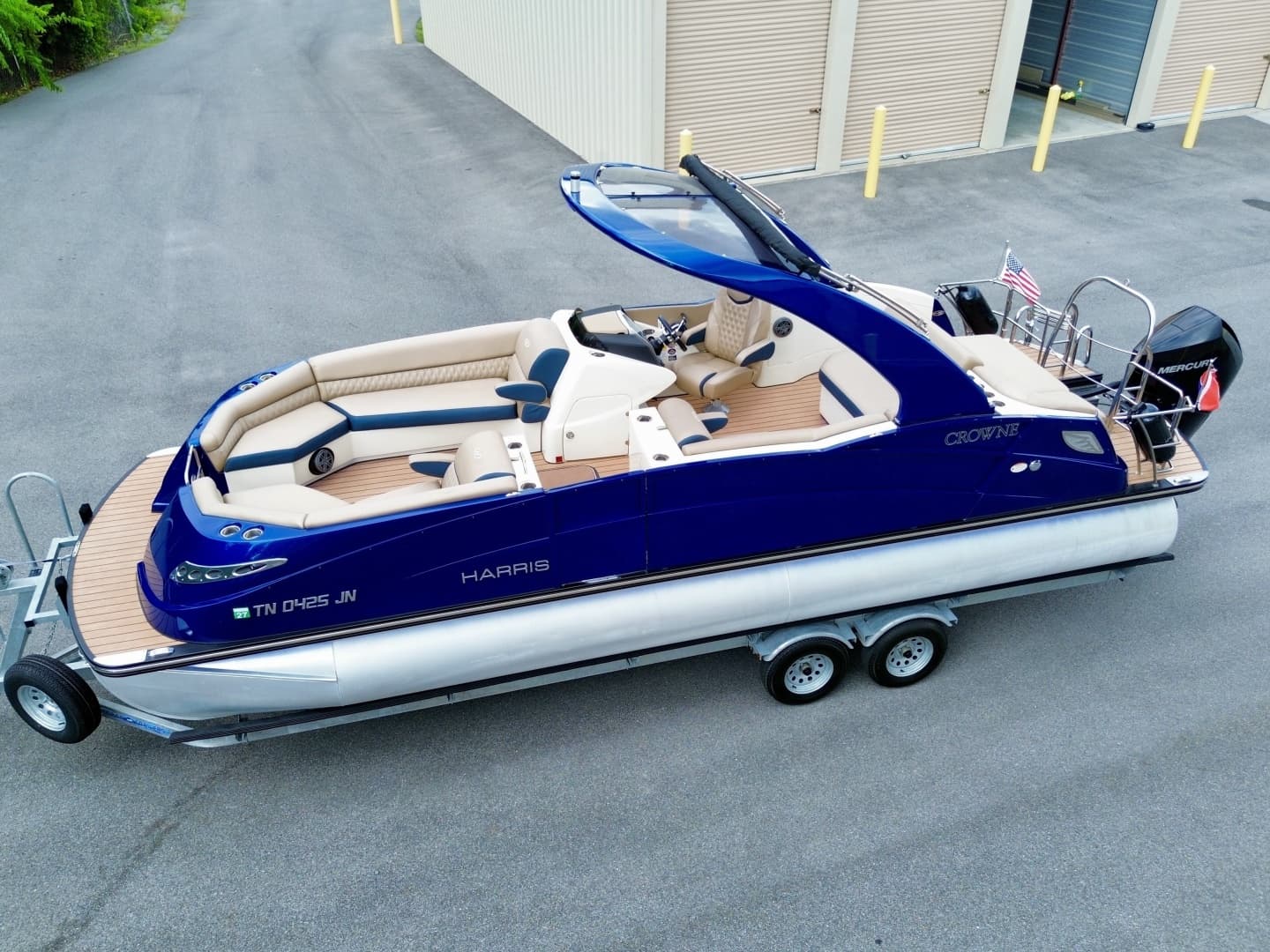 2019 Harris Crowne 250 SL Tritoon
