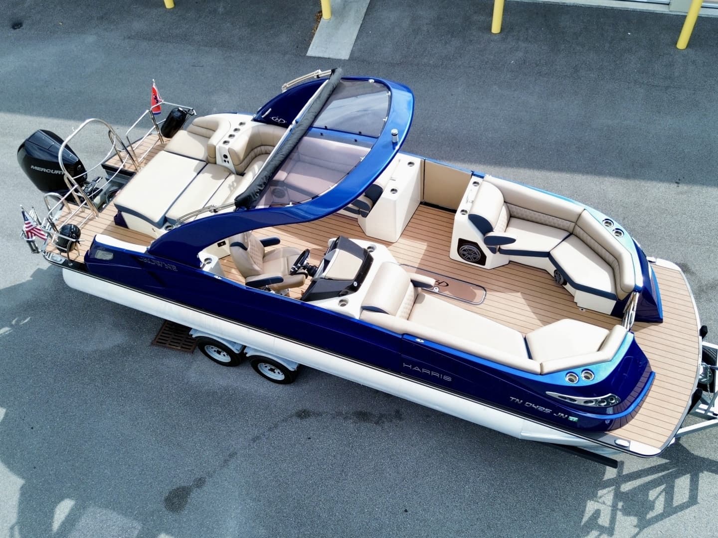 2019 Harris Crowne 250 SL Tritoon