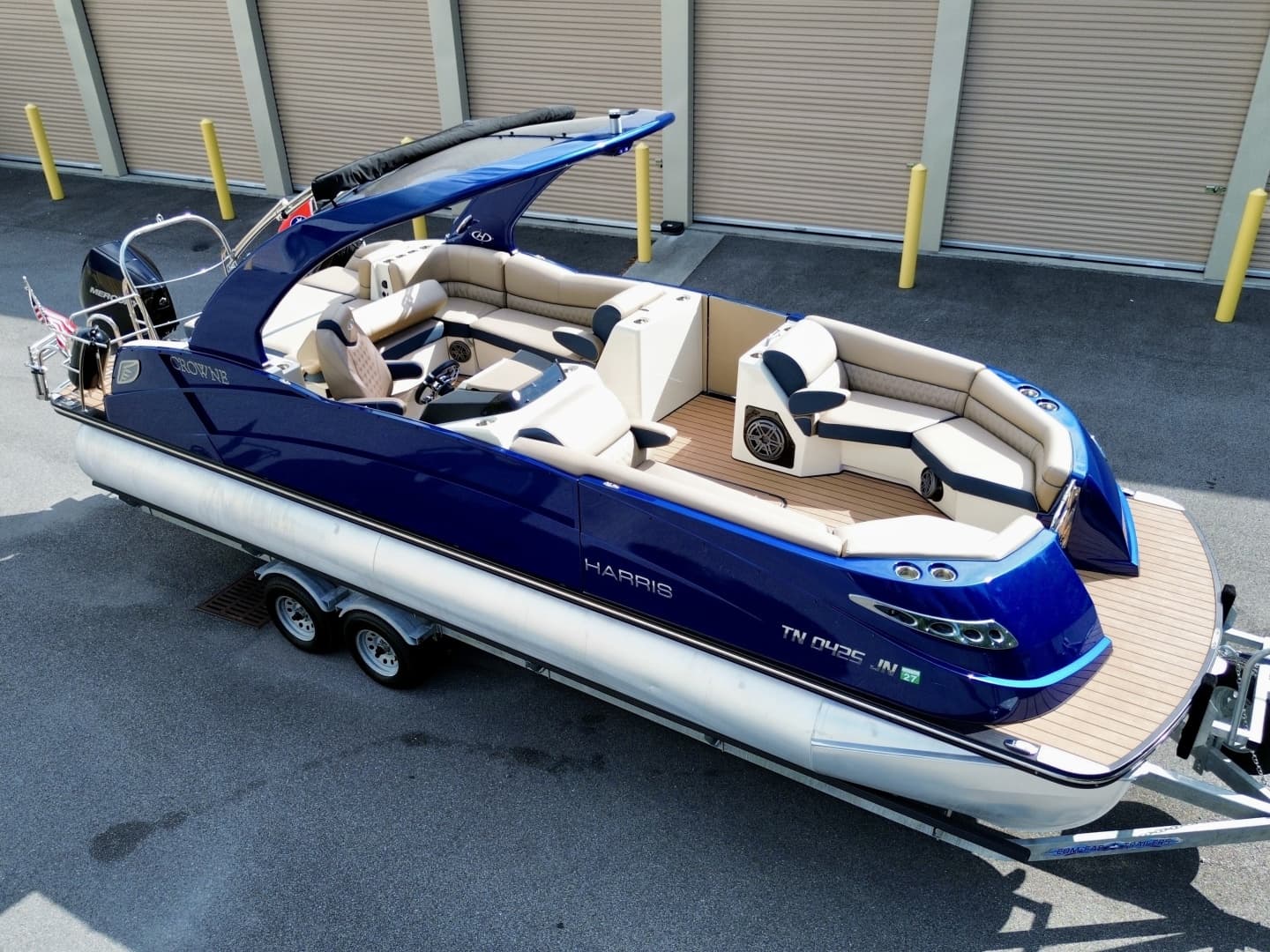 2019 Harris Crowne 250 SL Tritoon