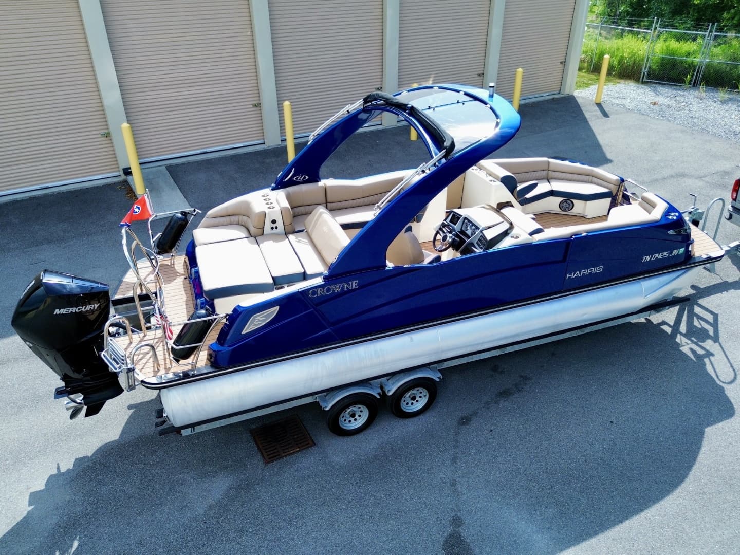 2019 Harris Crowne 250 SL Tritoon