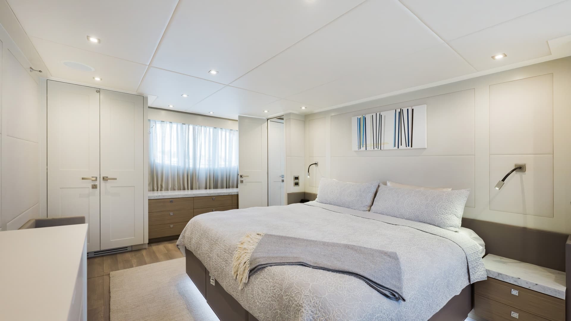 Master looking aft to starboard