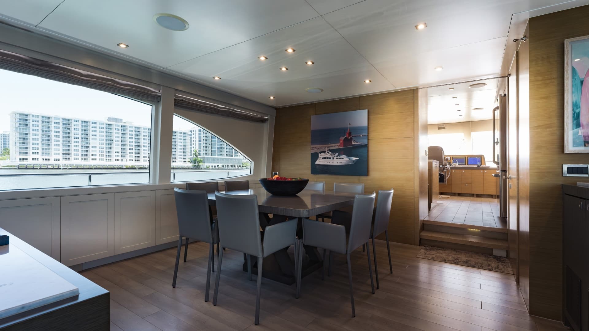 Dining area looking forward