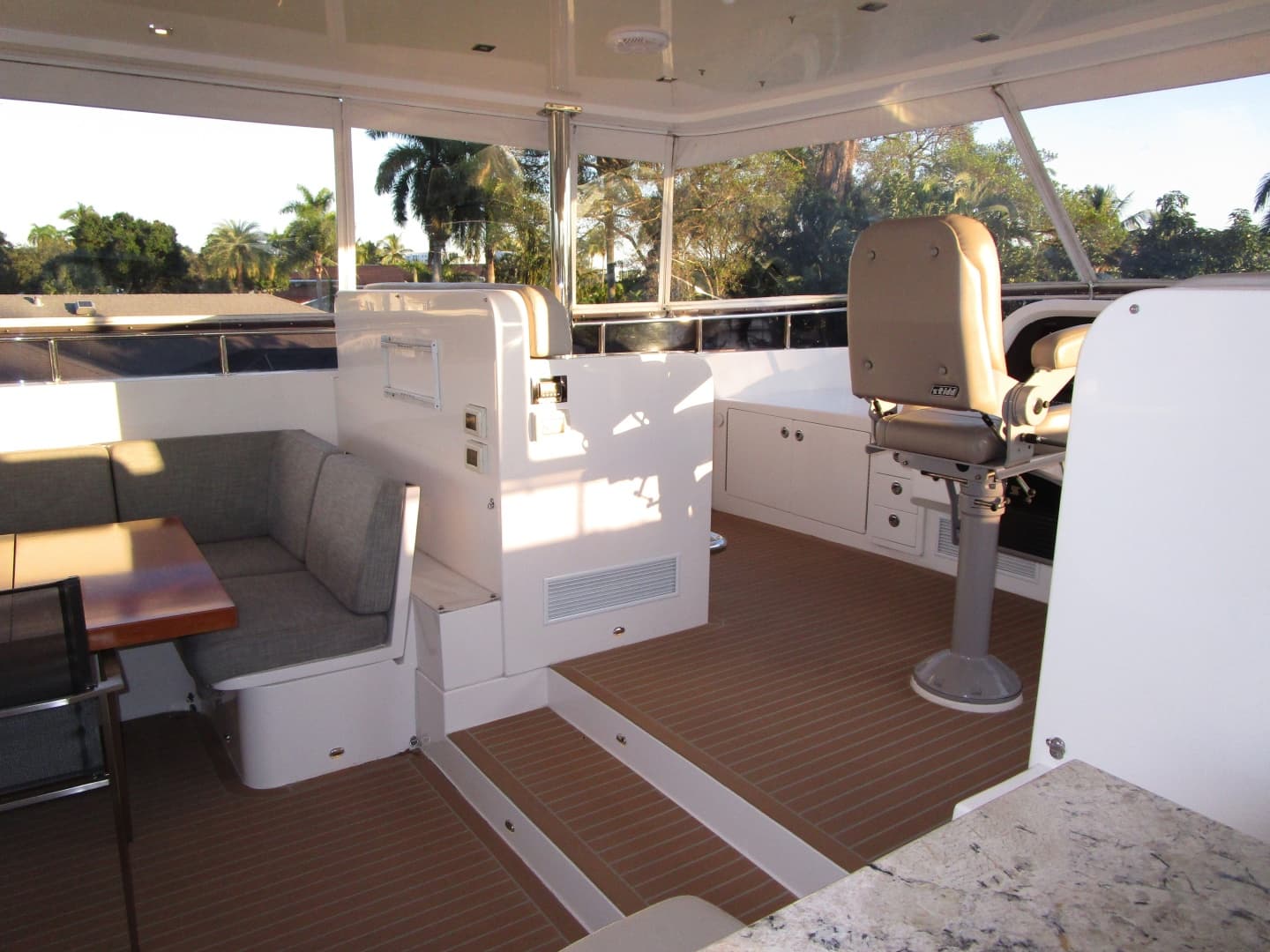 Helm deck