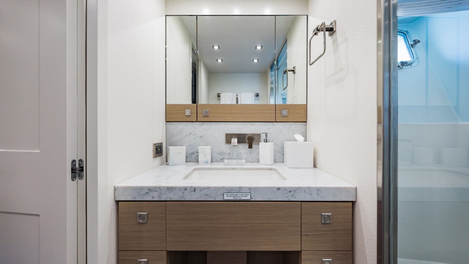Port side cabin head