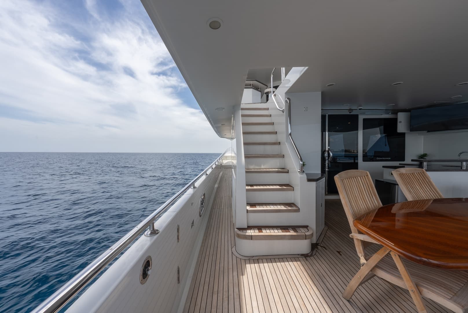 Main Deck Aft With Stairs To Sundeck
