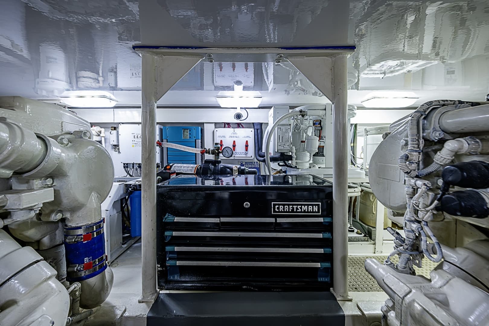 Viking 52 - Catchin Time - Engine Room