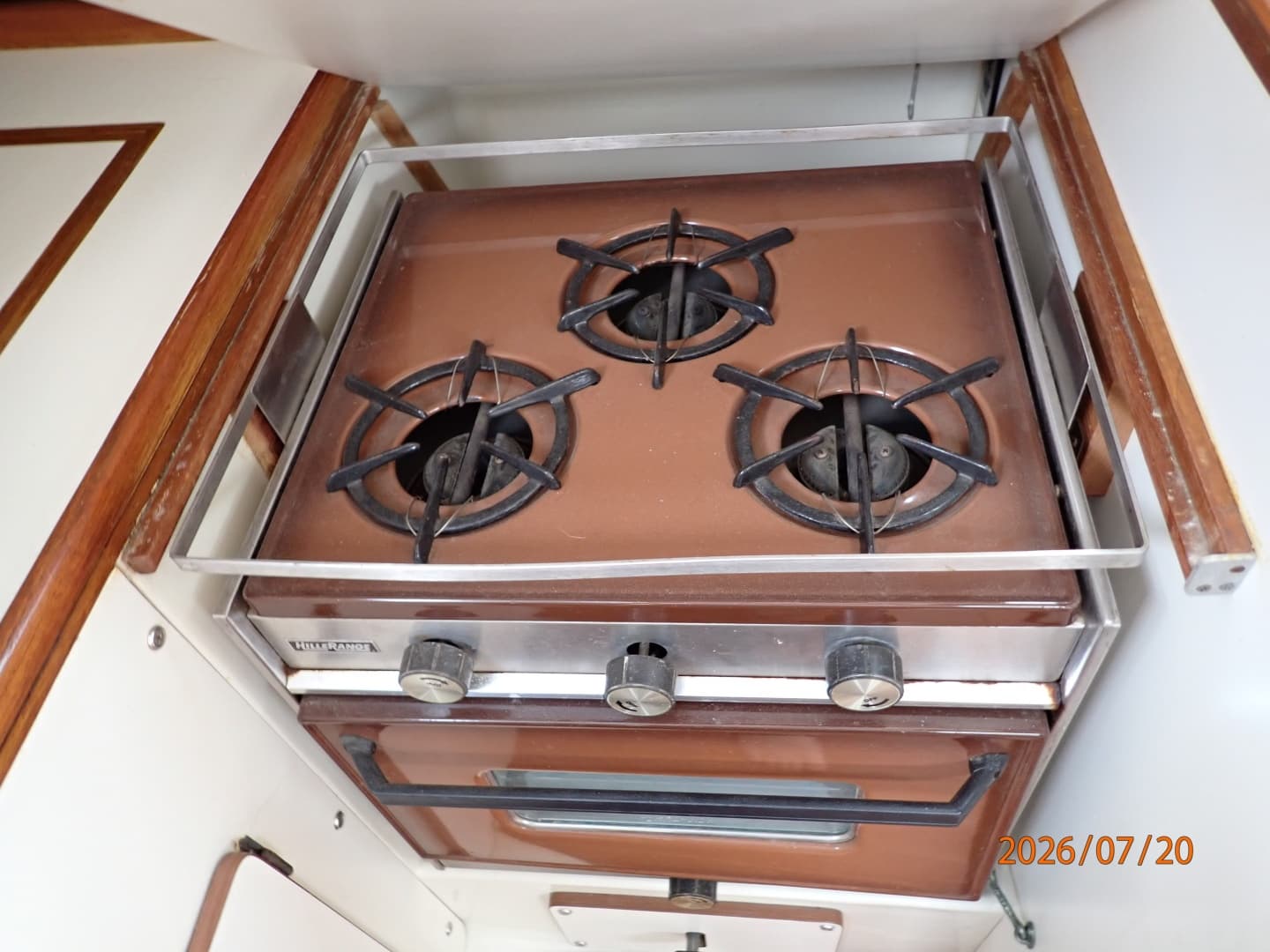 35' Pearson galley oven