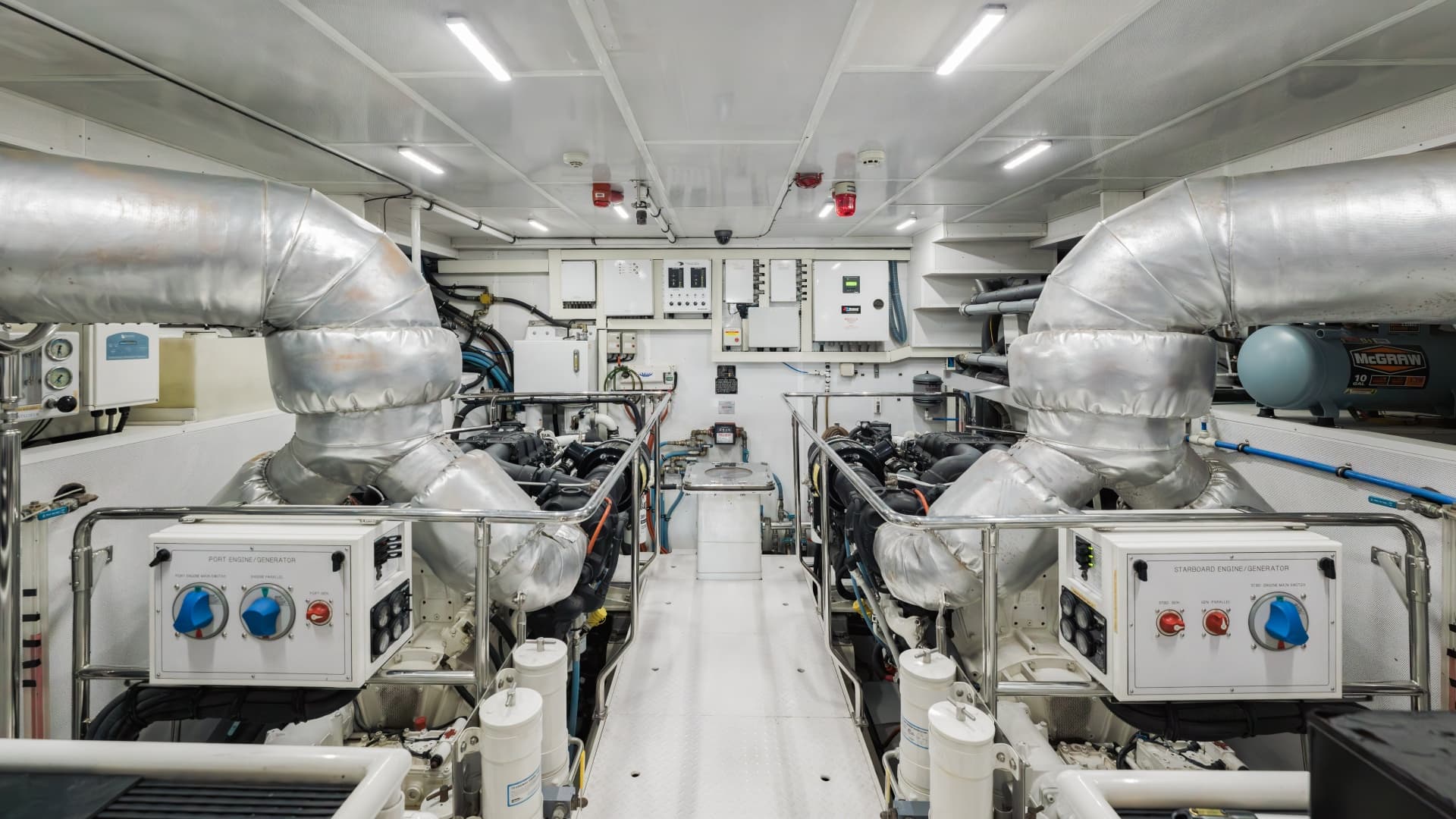Engine Room Looking Fwd