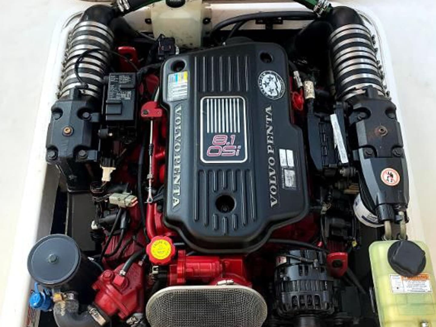 Volvo Engine Top View
