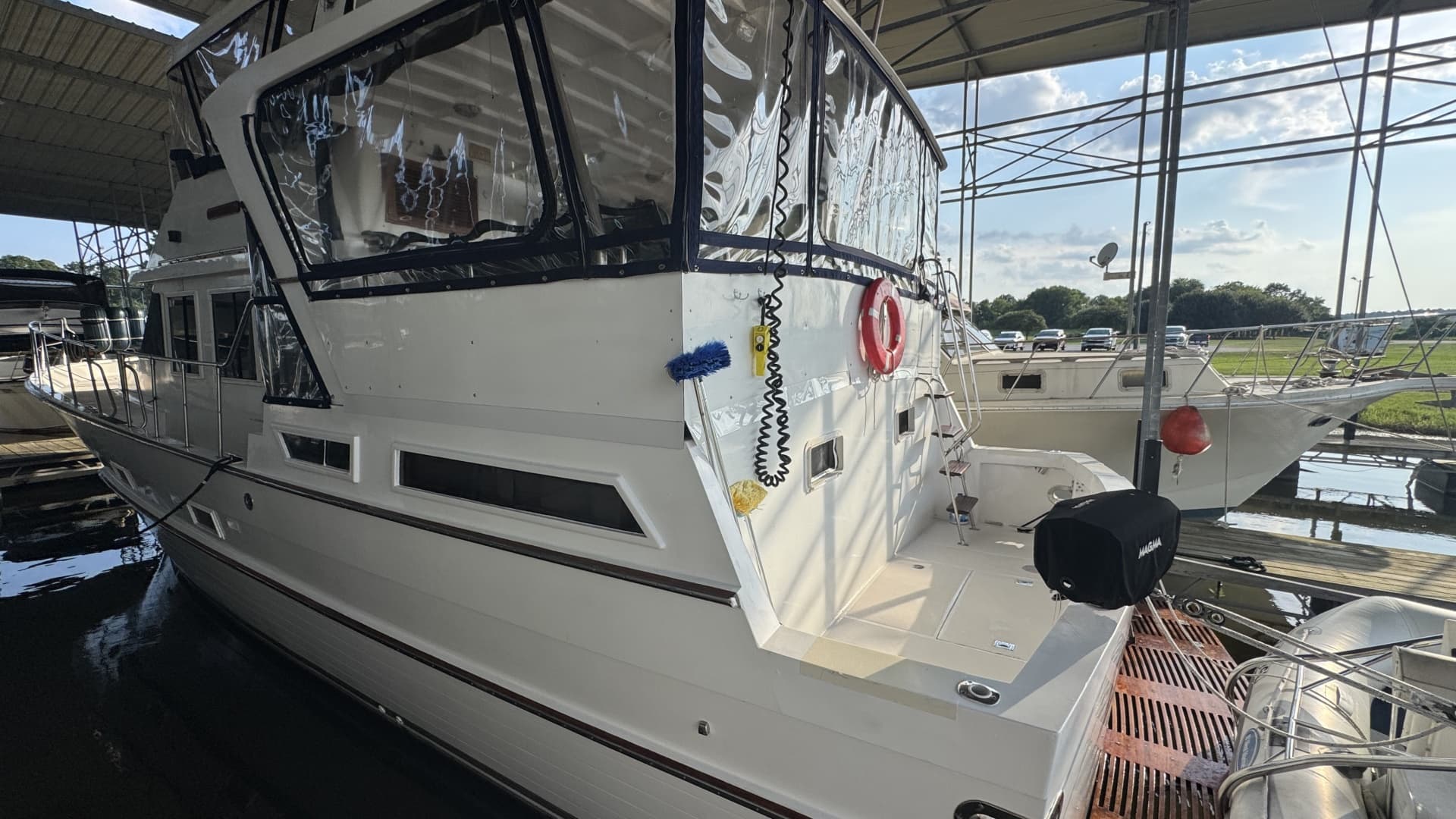 Swim Platform and Enclosed Aft Sun Deck