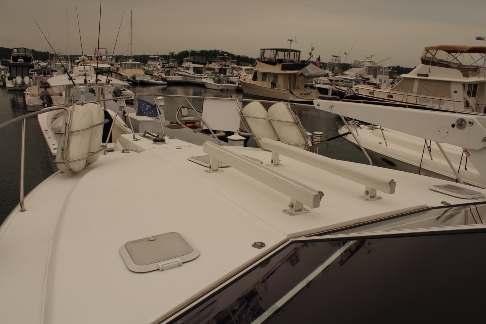 Bow Davit And Dinghy Chalks