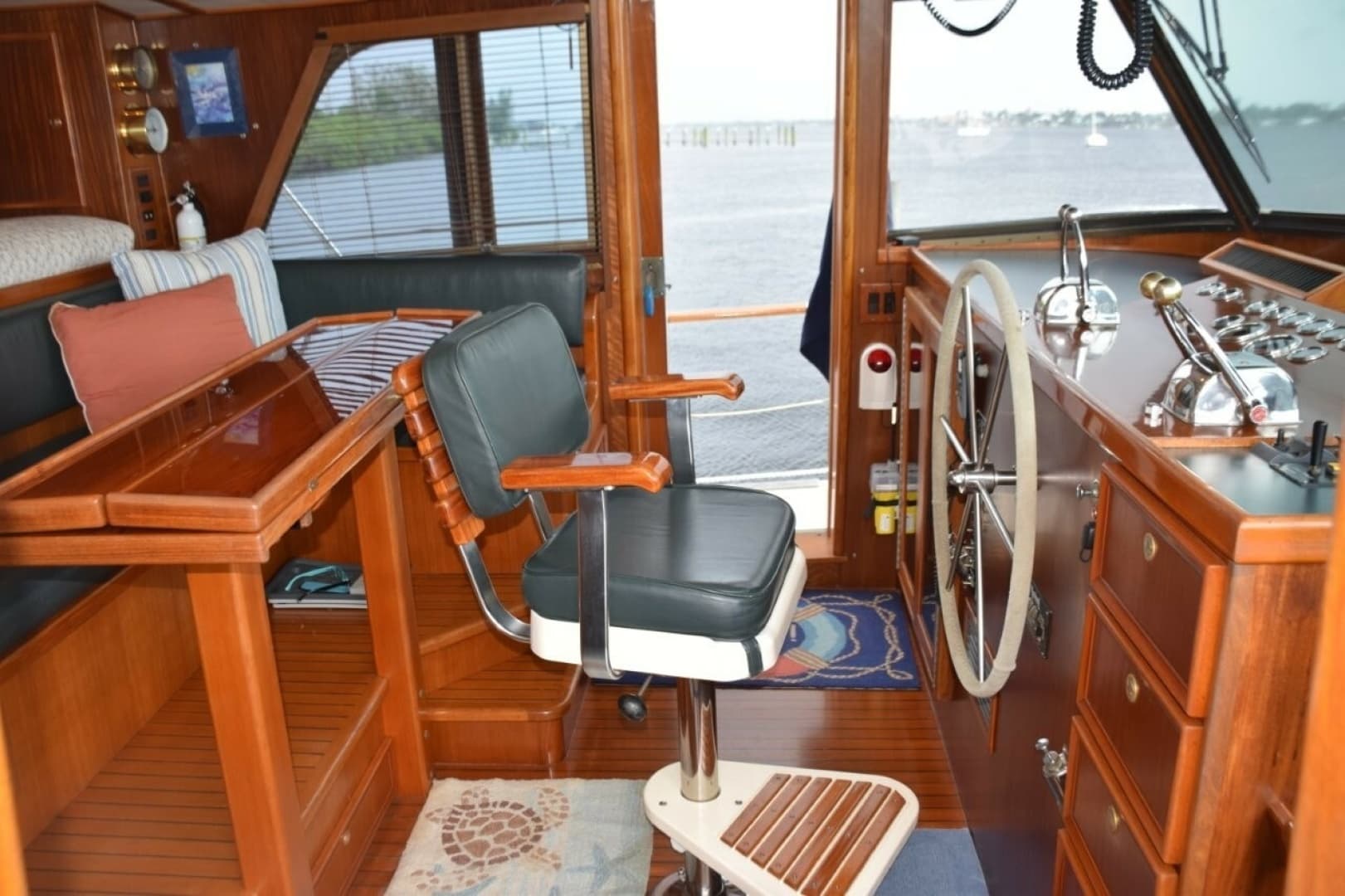 View Out The Port Side Pilothouse Door