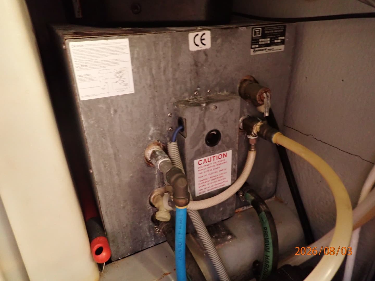 43' Mainship water heater